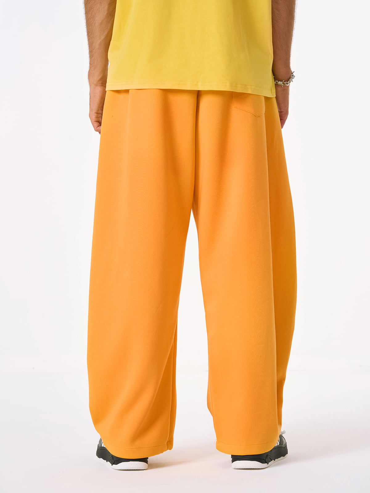 Boutique Mode Paris™ | Pantalon large à rayures latérales vintage style parachutiste