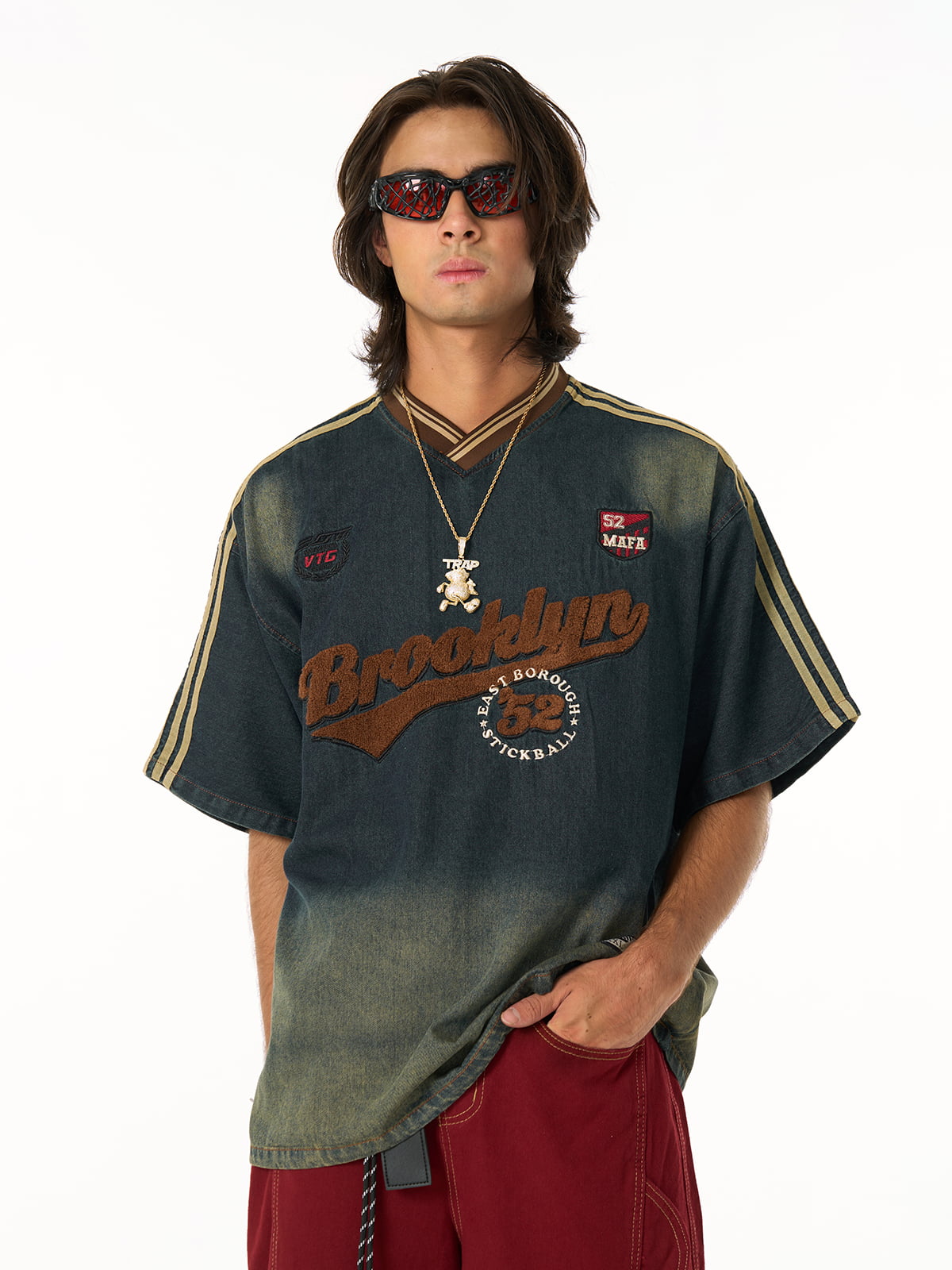 Boutique Mode Paris™ | T-shirt en denim vintage