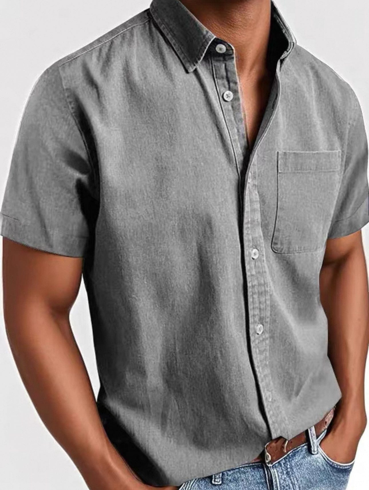 Boutique Mode Paris™ | Chemise élégante à manches courtes