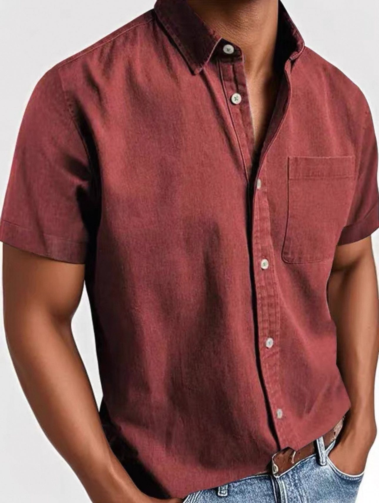 Boutique Mode Paris™ | Chemise élégante à manches courtes
