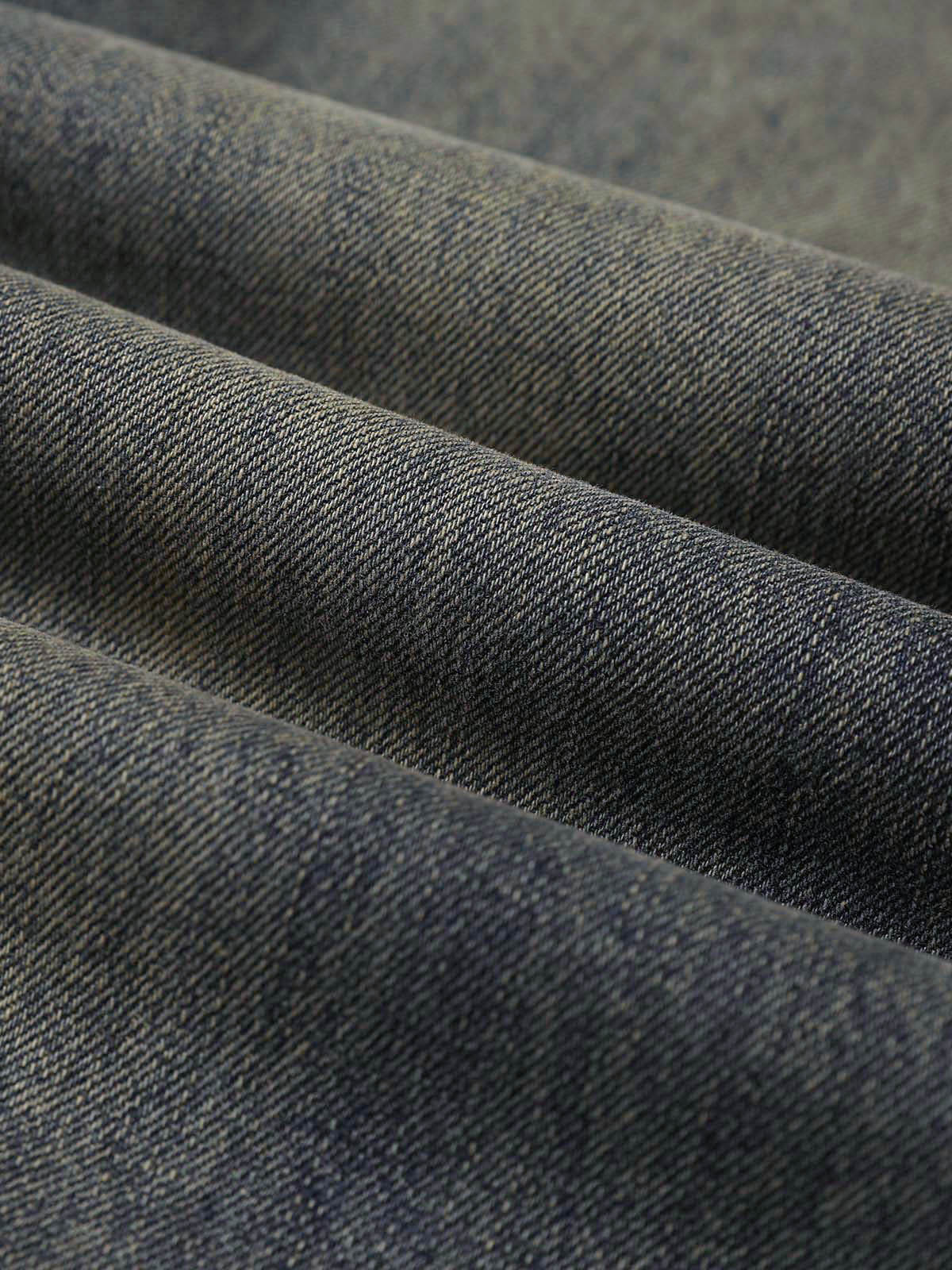 Boutique Mode Paris™ | Jean droit délavé et teint à l'ancienne