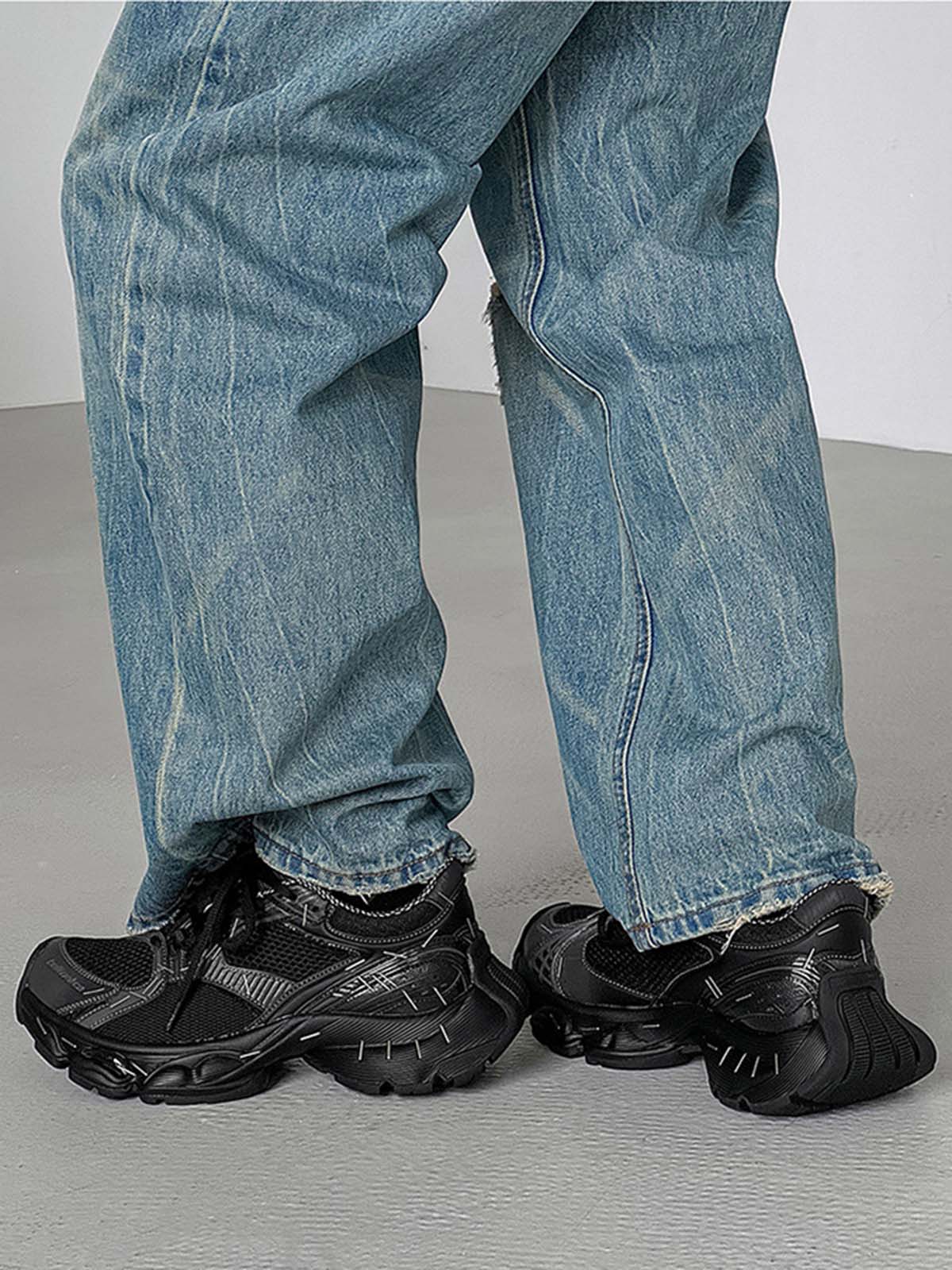 Boutique Mode Paris™ | Baskets rétro à semelles épaisses