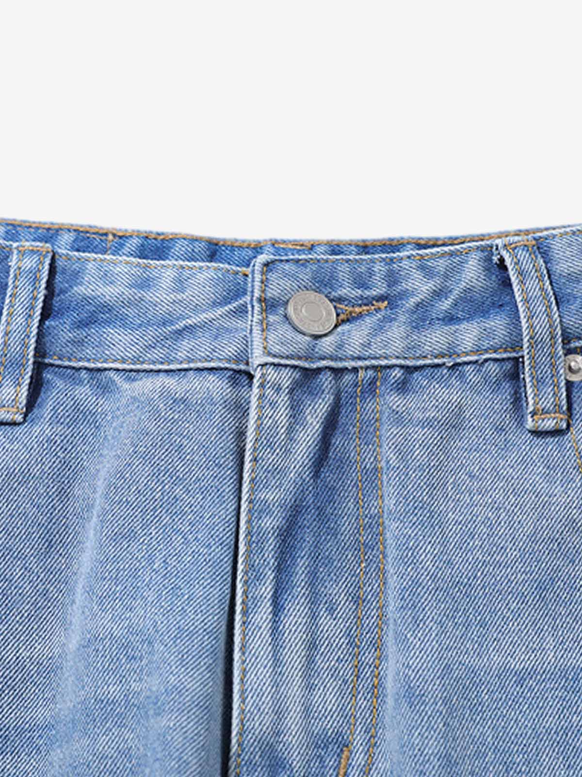 Boutique Mode Paris™ | Jean Machete à bandes latérales délavées