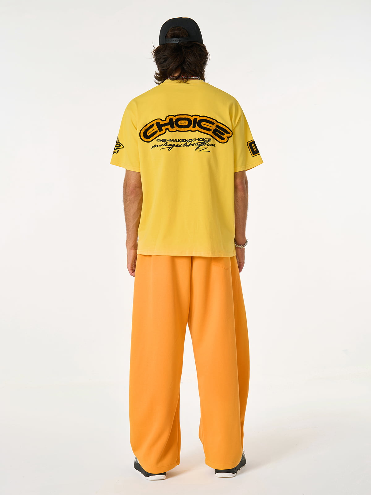 Boutique Mode Paris™ | Pantalon large à rayures latérales vintage style parachutiste