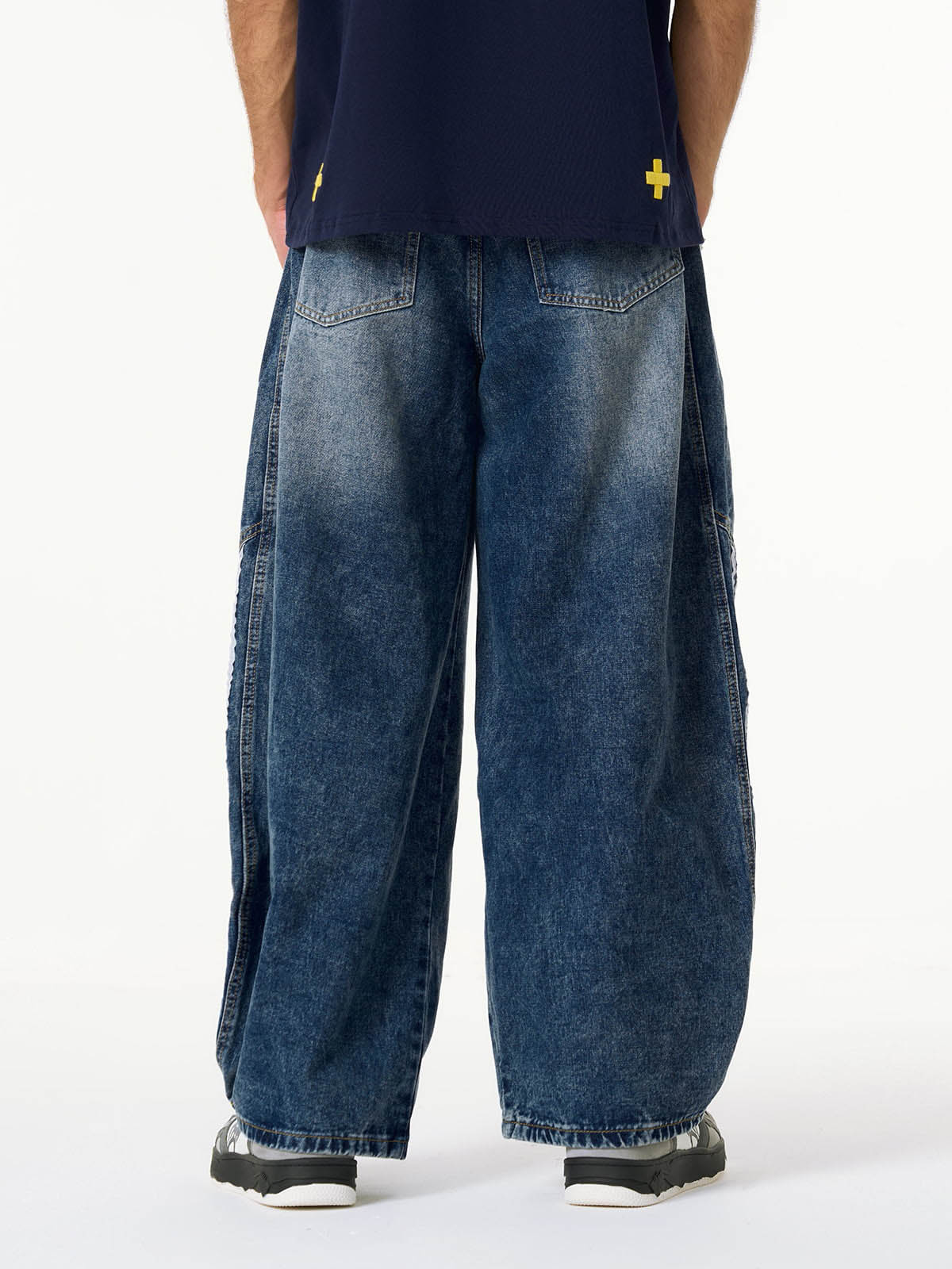 Boutique Mode Paris™ | Jean à coutures rayées