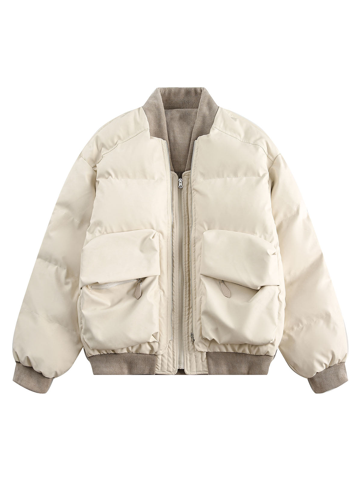 Boutique Mode Paris™ | Blouson bomber rétro à multiples poches