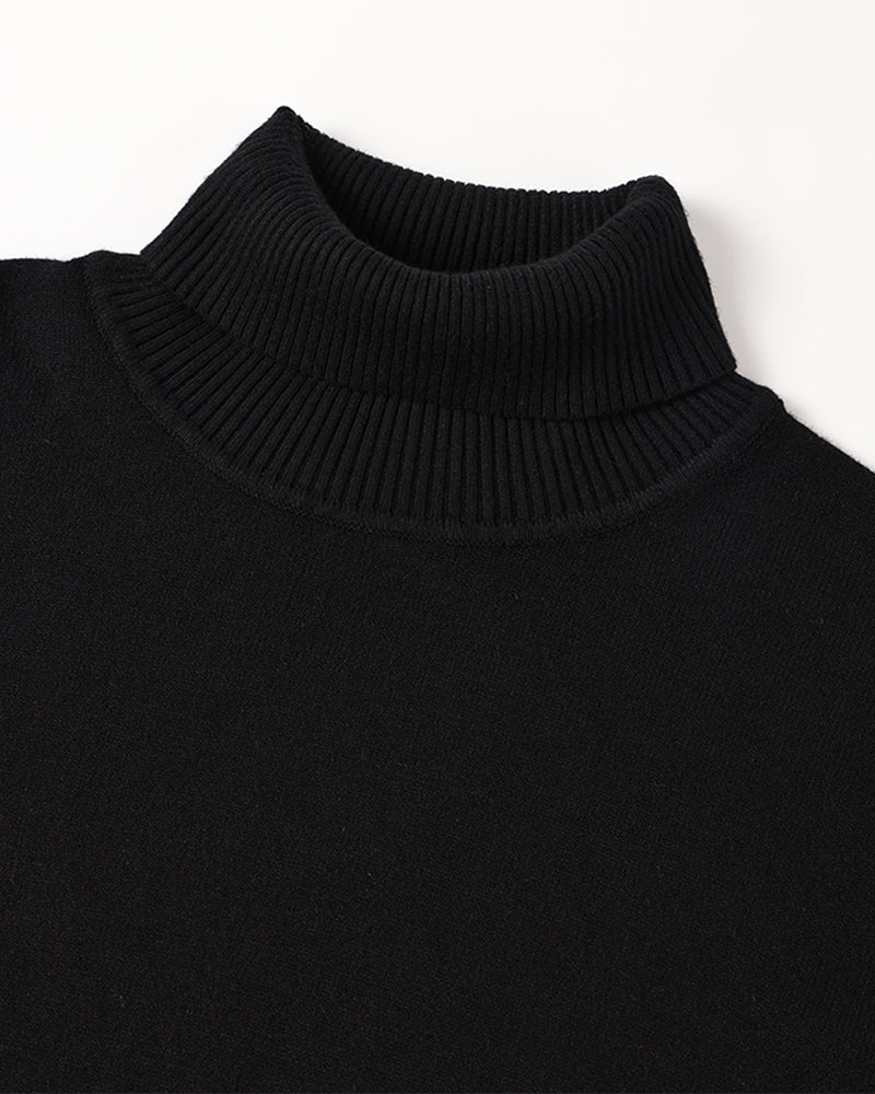 Boutique Mode Paris™ | Turtleneck en Laine Mérinos Jangsan