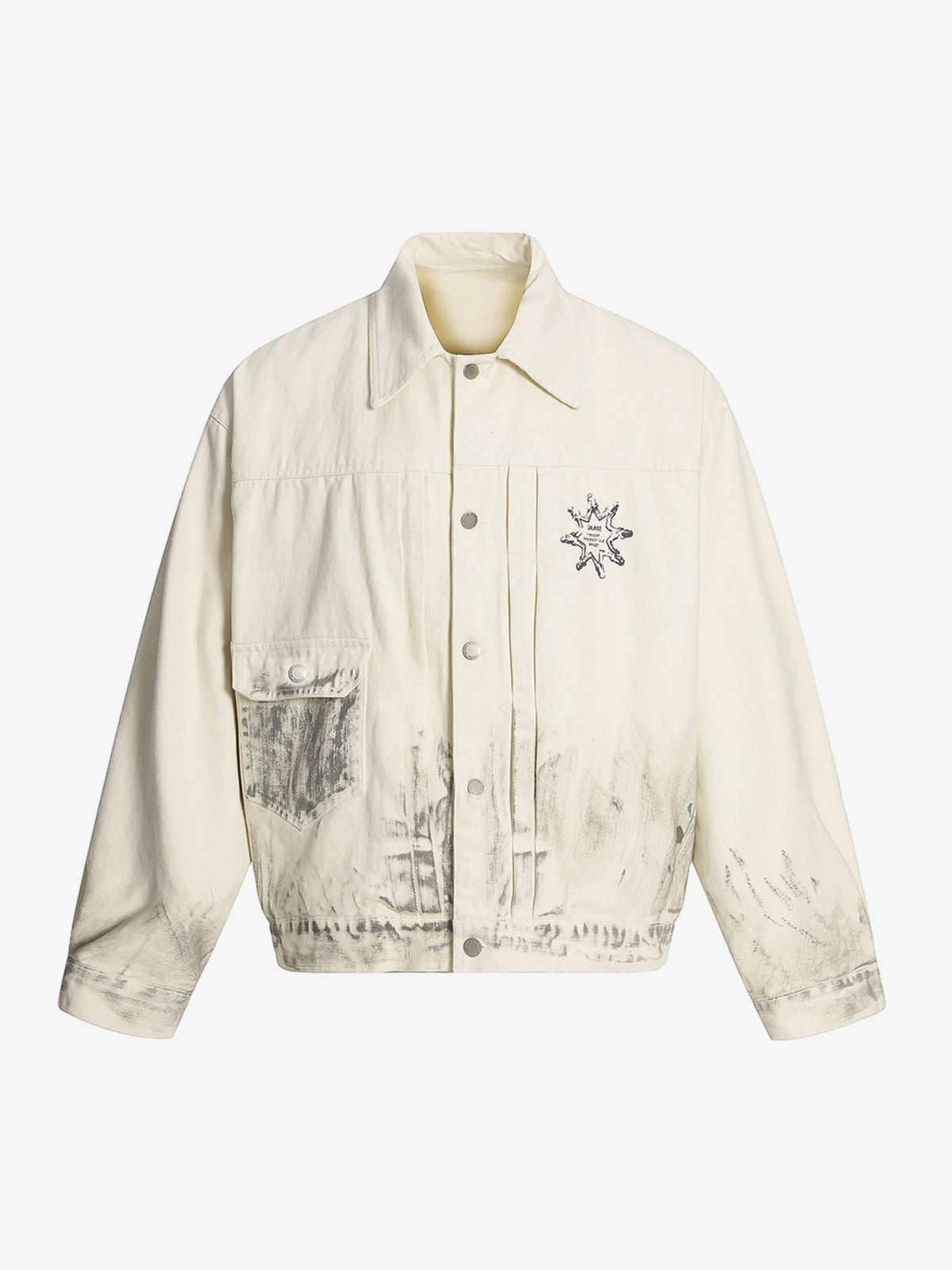 Boutique Mode Paris™ | Veste graphique imprimée portrait hip-hop urbain