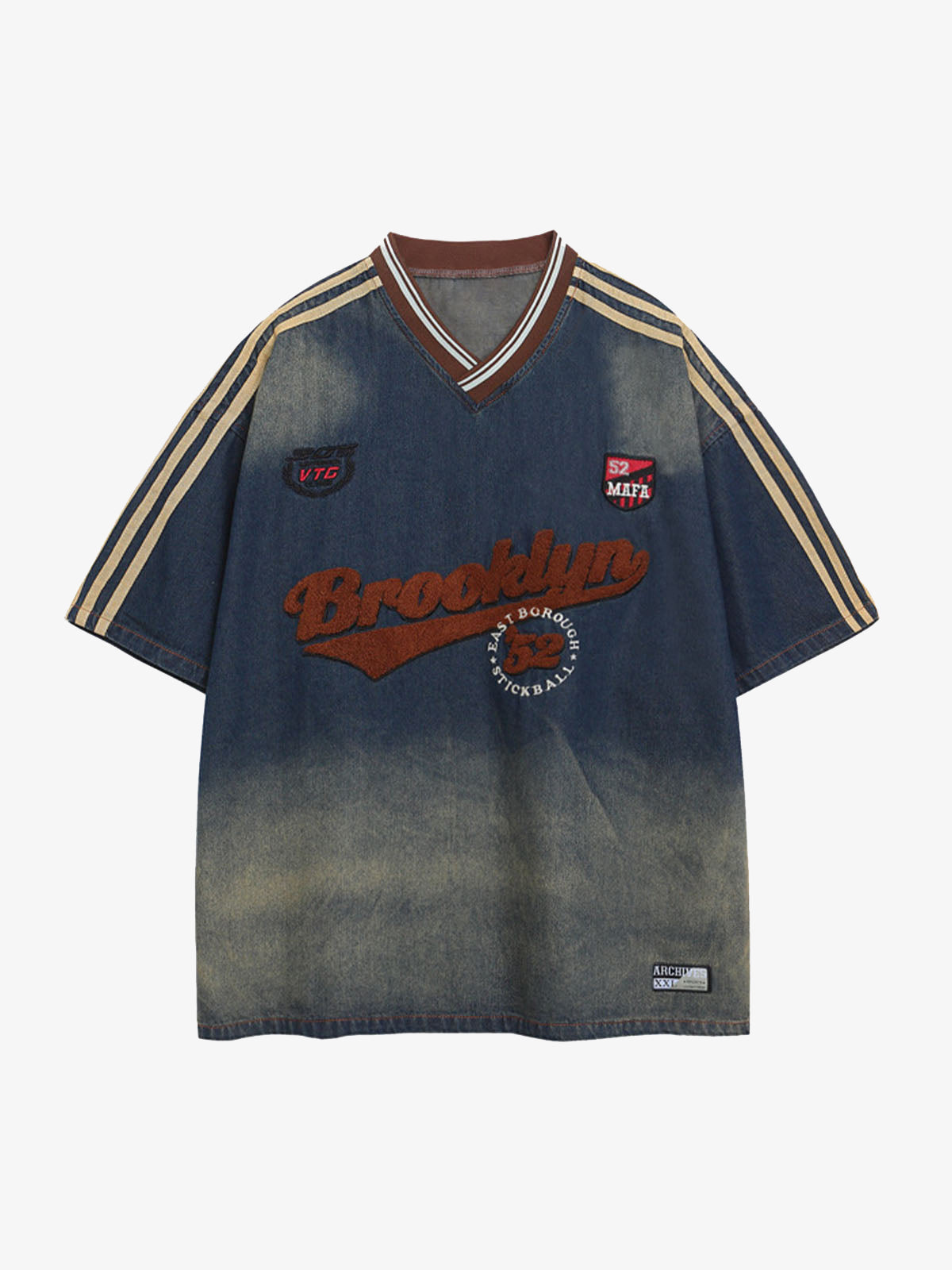 Boutique Mode Paris™ | T-shirt en denim vintage