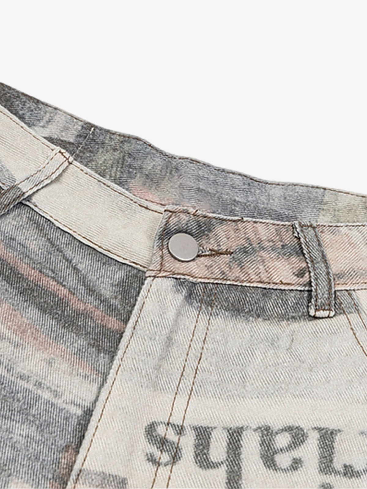 Boutique Mode Paris™ | Sac en papier graffiti et jean baggy